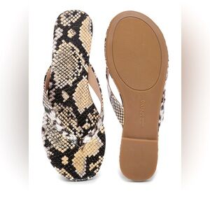 ✨NWOT Call It Spring Margaritaa Beige Thong Sandals Size 7.5